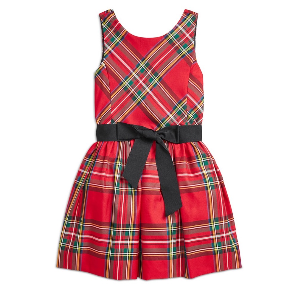 Polo Ralph Lauren Toddler Girls Red Plaid Holiday Dress
